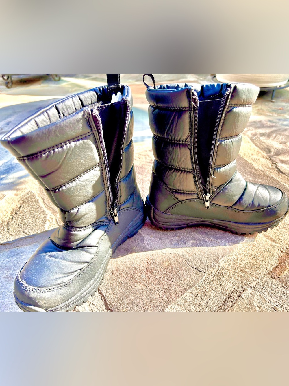 Youth Magellan Outdoors Winter Boots - Size 3, Black, Insulated, Great Condition